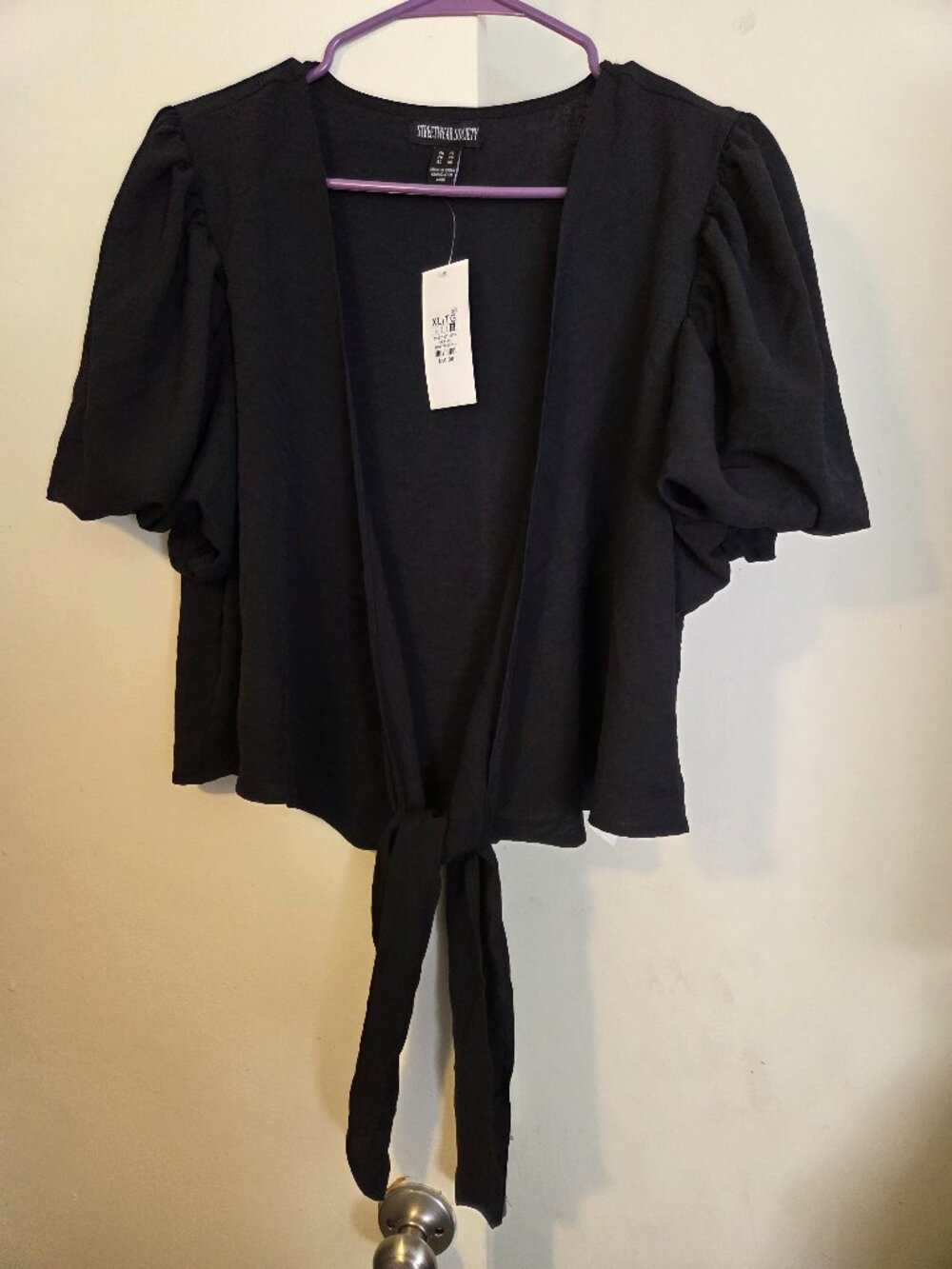 Womens cardigan top size XL